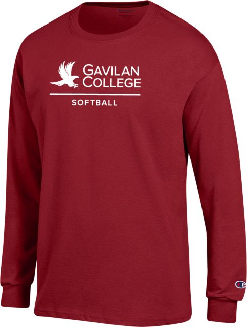 Gavilan Champion Long Sleeve T Shirt Gavilan College Softball - ONLINE ONLY