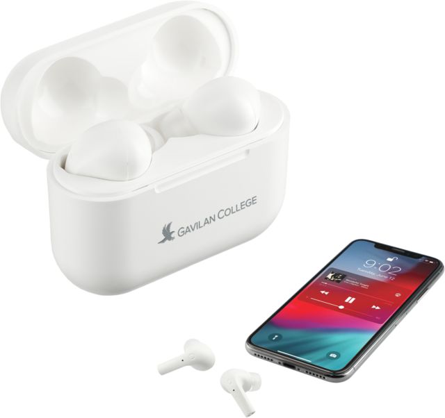 Gavilan Braavos Pro True Wireless Auto Pair Earbuds Gavilan College Flat Engraved - ONLINE ONLY