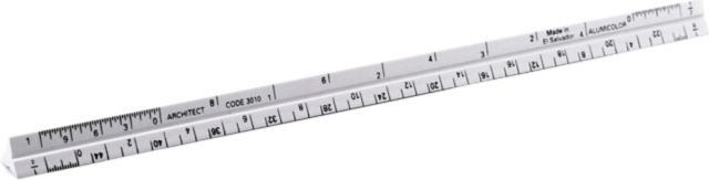 SCALE ARCHITECH POCKET 6 INCH SILVER
