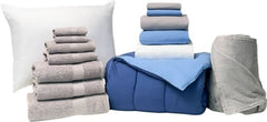 Essential 17pc Twin XL Bundle in Navy Light Blue - SHIPS 8/1 FOR IN-STORE PICKUP ON FALL MOVE-IN WEEKEND.